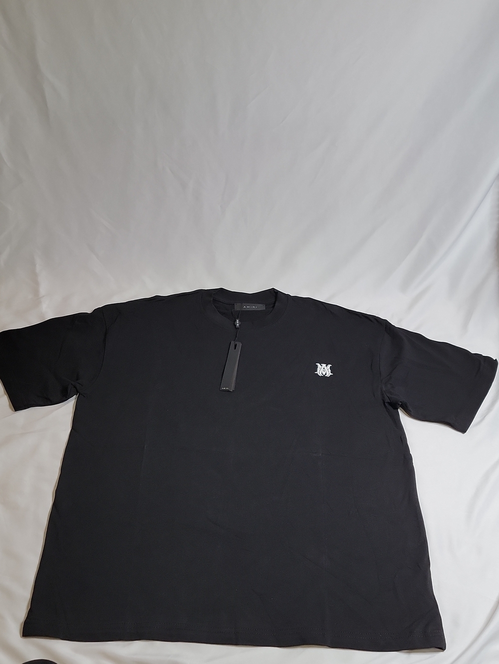 Amiri MA Skater Tee - Black With Logo Embroidery